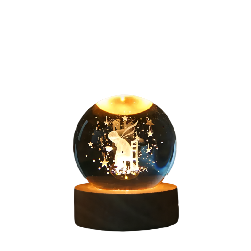 3D Night Crystal Ball