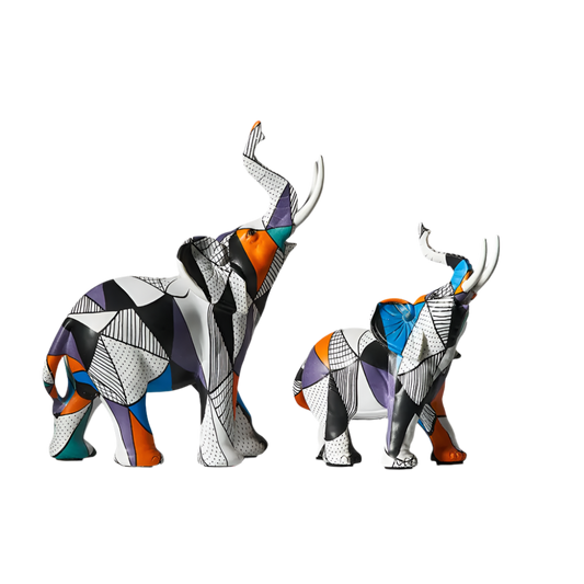Painting Art Elephant Sculptures & Figurines Modern Decoration
